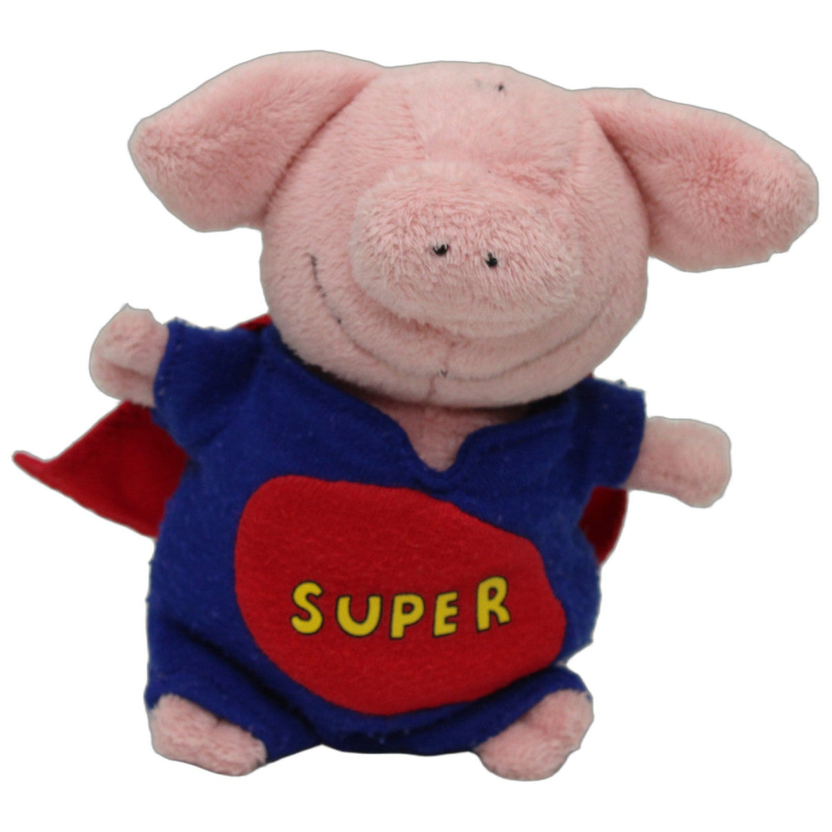123000026521 Sheepworld Blinies, Superhelden Schwein Kuscheltier Kumpel Leo 14cm Blau ebay-stofftiere