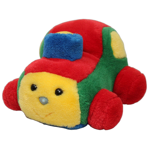 Bunte Lokomotive mit Gesicht