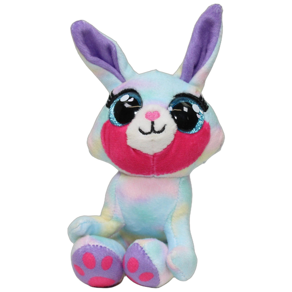 123000026541 TROY COMPANIES Ojo, regenbogen-Hase mit Glitzeraugen Kuscheltier Kumpel Leo 10cm ebay-stofftiere Gebraucht