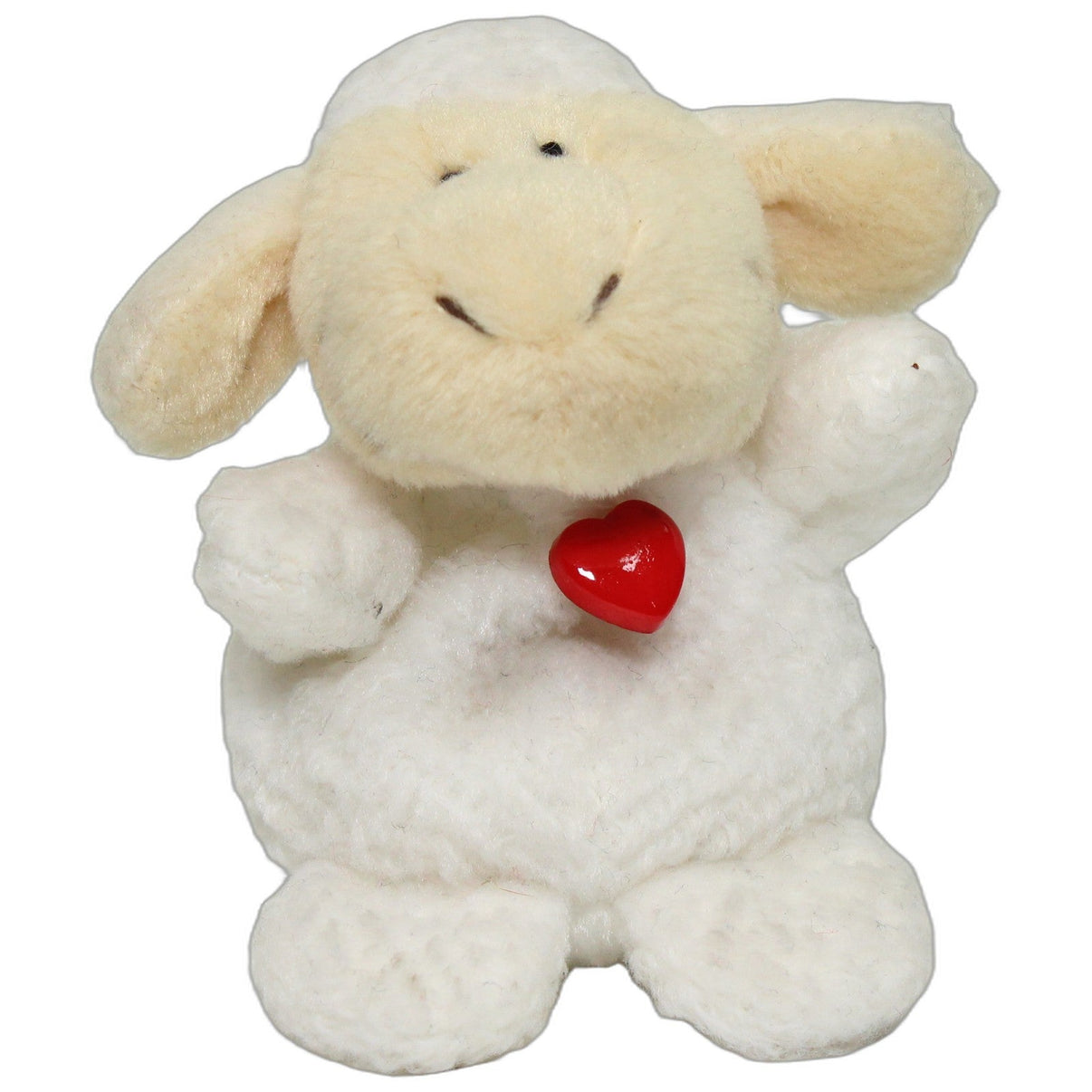123000026542 NICI Weißes mini Schaf mit Herz Kuscheltier Kumpel Leo 7cm ebay-stofftiere Gebraucht
