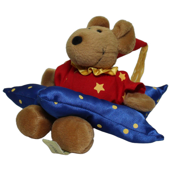 Zauberer-Maus mit Sternenkissen