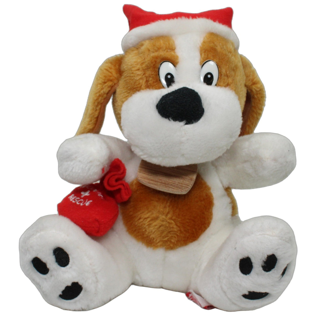 123000026608 Fizzy Creation Süßer Hund mit roter Zipfelmütze & Sack Kuscheltier Kumpel Leo 24cm Braun ebay-stofftiere