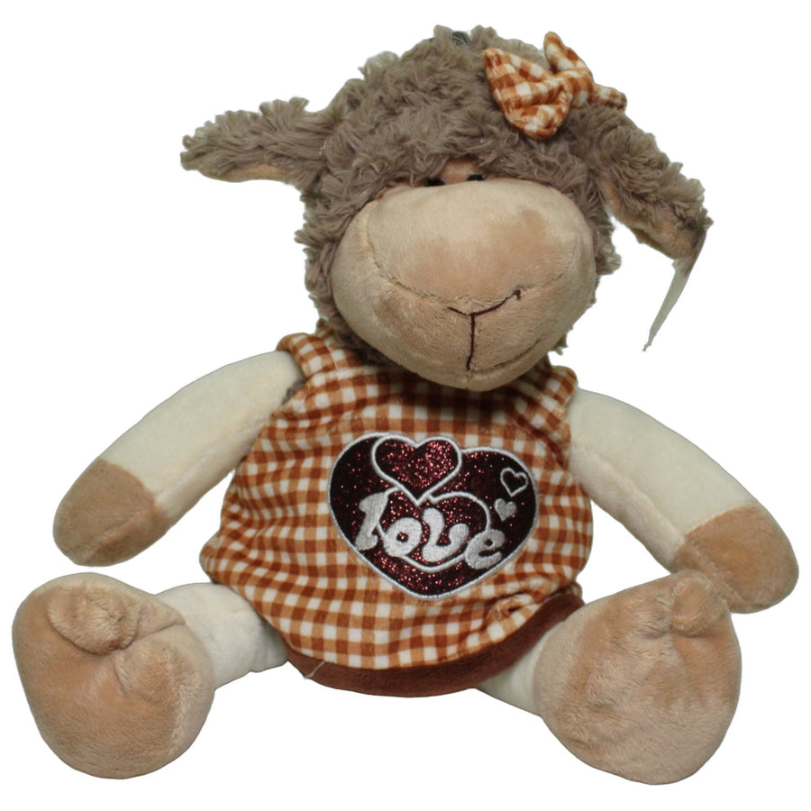 Flos Toys, großes Schlenker Schaf mit Kleid "love"