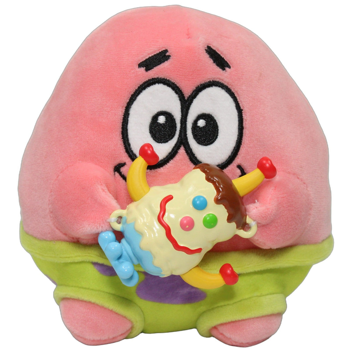123000026655 Zuru Snackles, Patrick Star mit dreifachem Doppelnussbecher Kuscheltier Kumpel Leo 12cm Charakter ebay-stofftiere