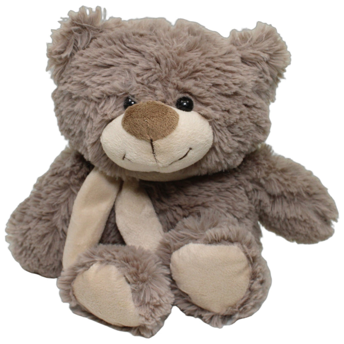 123000026668 TEDI Kuschelfreund, grauer Bär mit Schal Kuscheltier Kumpel Leo 30cm Beige ebay-20-stofftiere