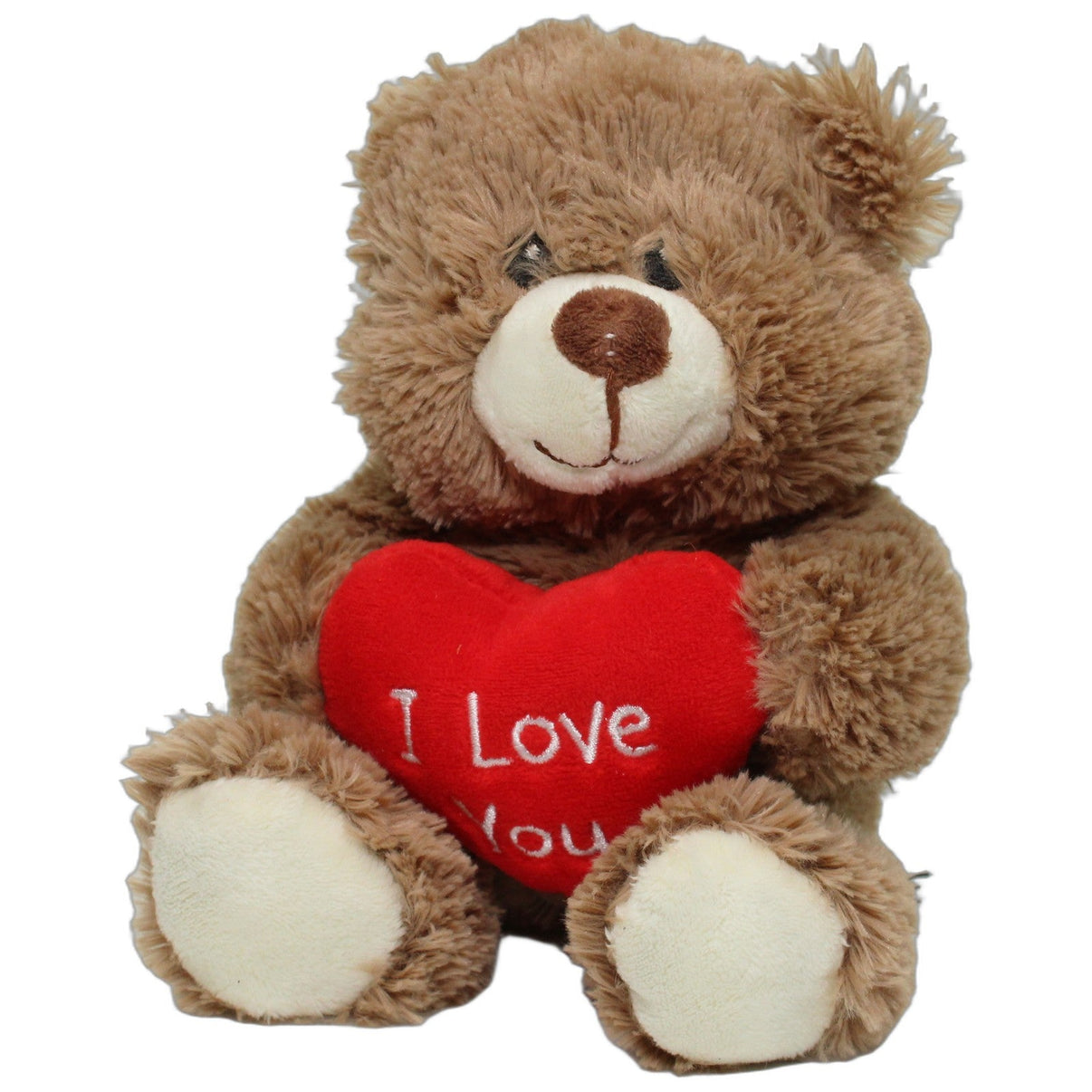 123000026675 Tender Toys Teddybär mit Herz "I Love You", sitzend Kuscheltier Kumpel Leo 20cm Braun ebay-stofftiere