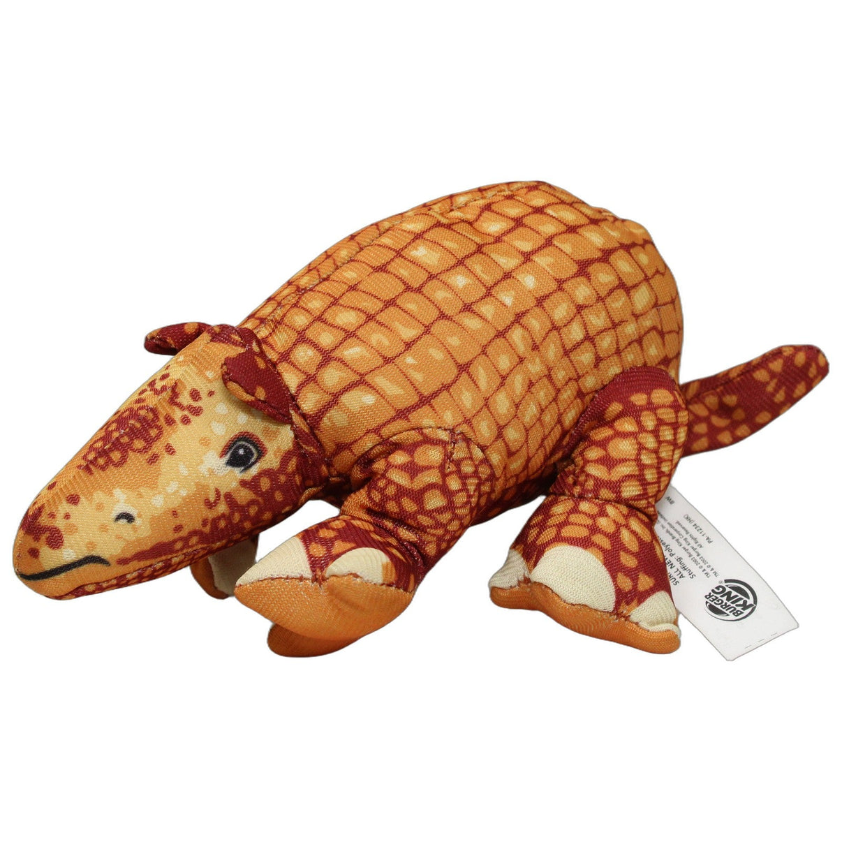 123000026686 Burger King bk planet, Gürteltier Kuscheltier Kumpel Leo 14cm 2003 _Vintage_