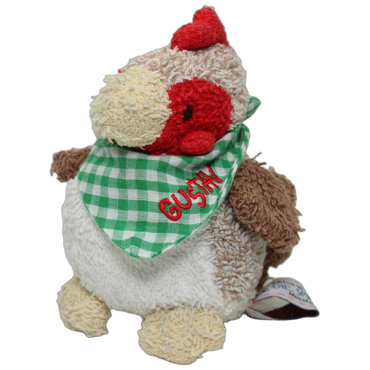 123000026690 Die Spiegelburg Mini Frottee Hahn Gustan (ohne Soundmodul) Kuscheltier Kumpel Leo 10cm Beige ebay-stofftiere