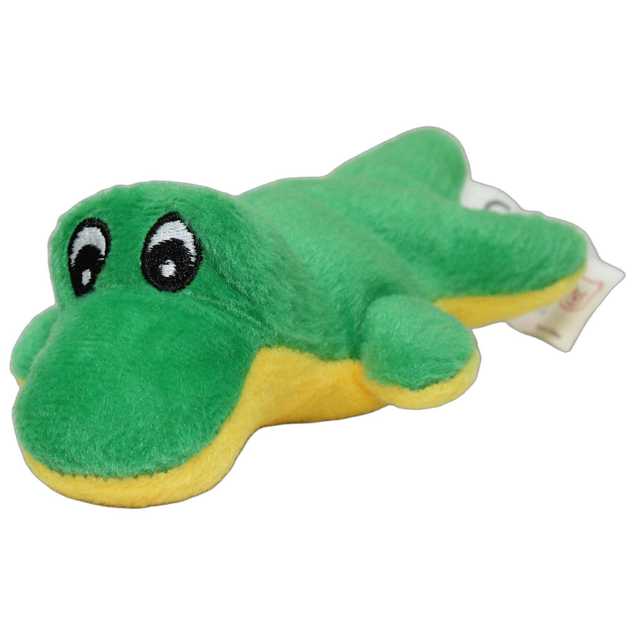 Grün-gelbes Krokodil, liegend