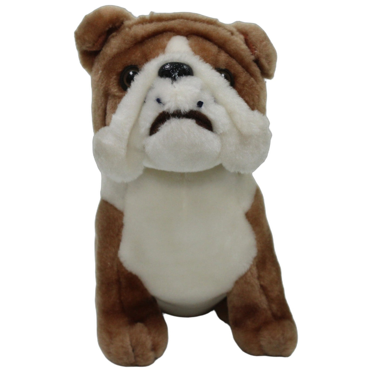 123000026703 ES Gerhardshofen Braune Bulldogge, sitzend Kuscheltier Kumpel Leo 19cm Braun ebay-stofftiere