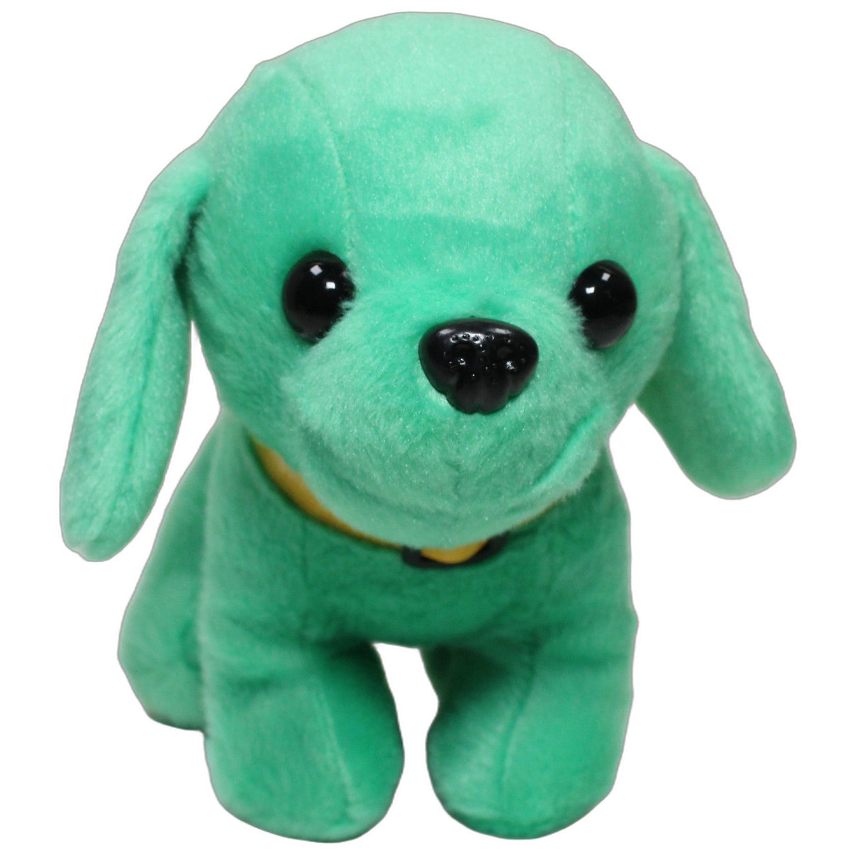 123000026709 Unbekannt Grüner Hund mit gelbem Halsband Kuscheltier Kumpel Leo 20cm ebay-stofftiere Gebraucht