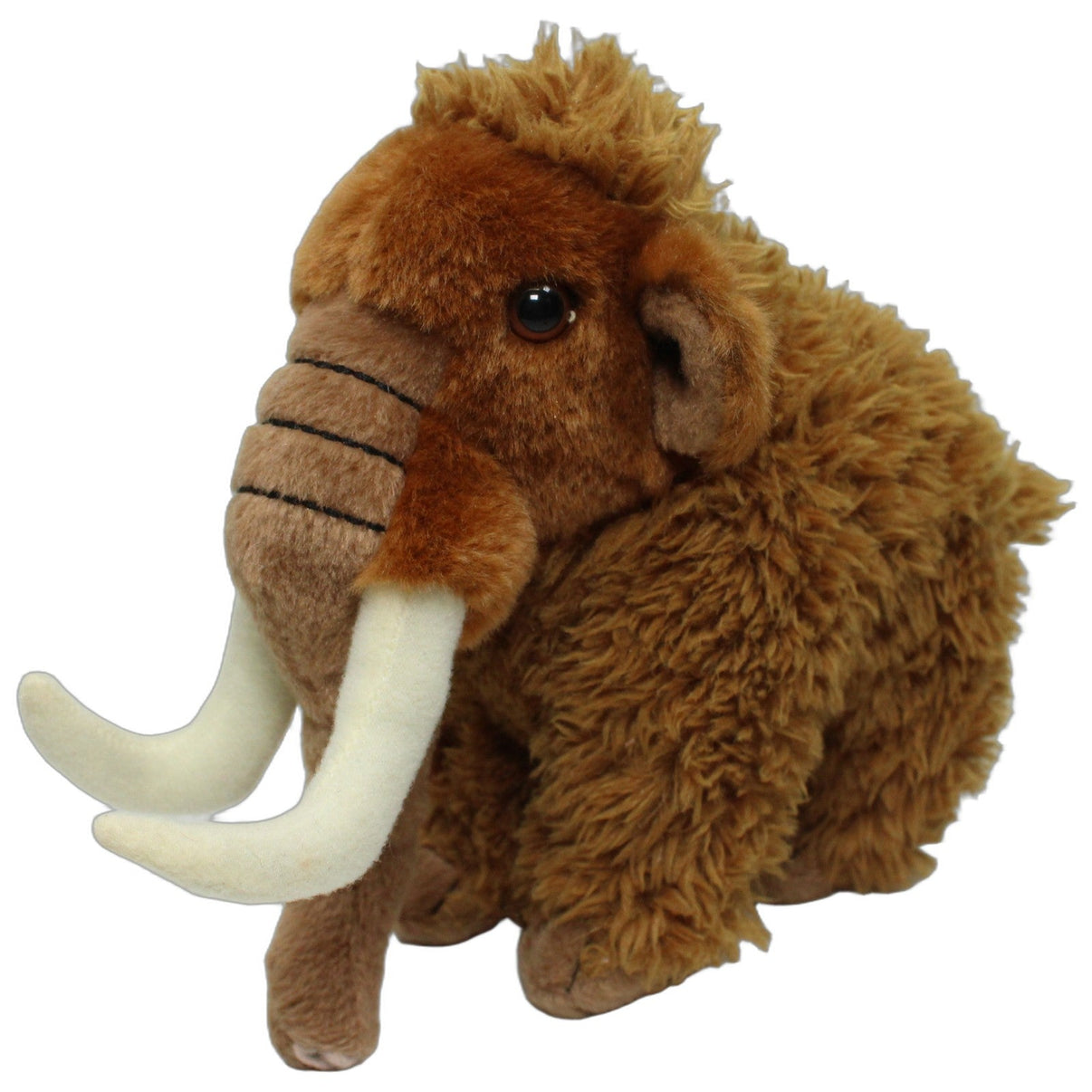 123000026785 RAPPA Braunes Mammut mit Stoßzähnen, stehend Kuscheltier Kumpel Leo 20cm Beige Braun