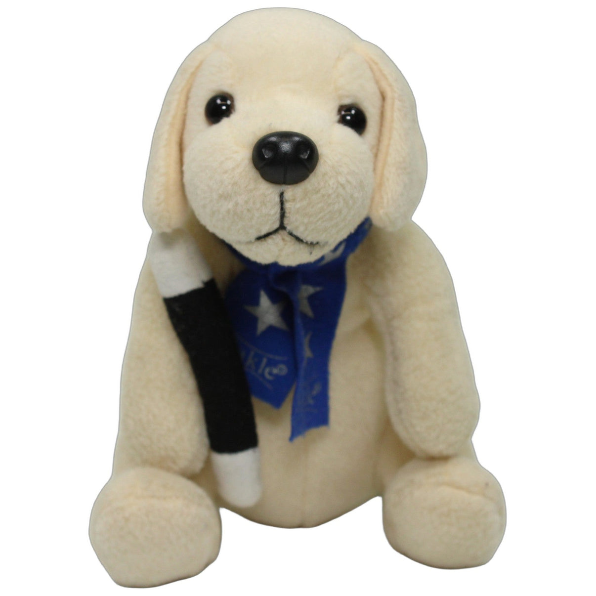 123000026799 Hakle-Kimberly Deutschland Golden Retriever mit blauem Schal & Zauberstab Kuscheltier Kumpel Leo 16cm Beige Blau