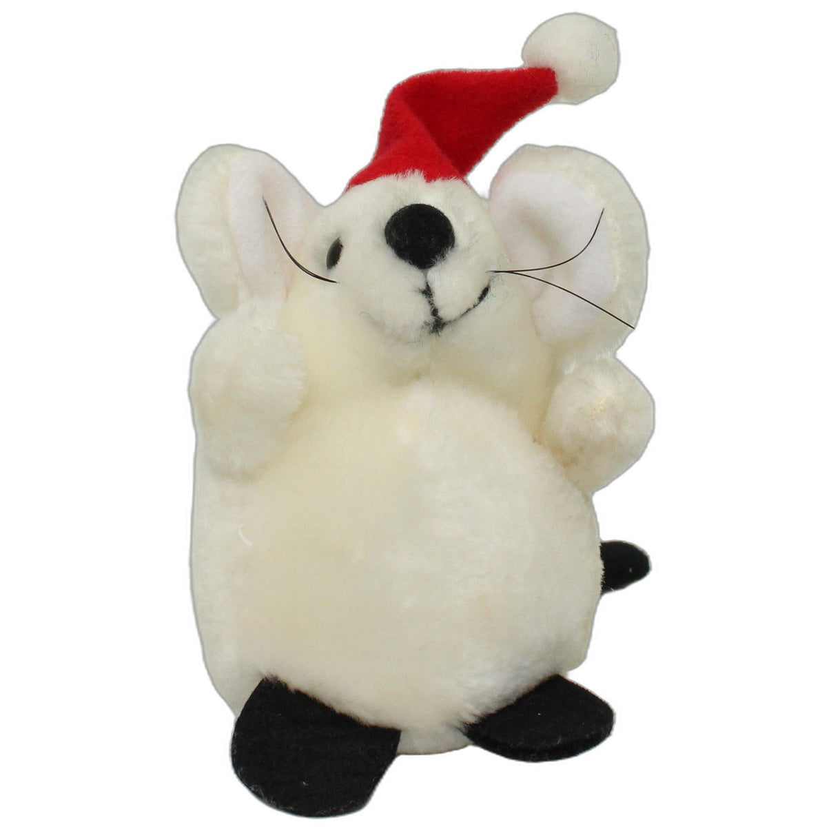 123000026806 Rudolf Schaffer Collection Miny-Mausy mit Weihnachtsmütze Kuscheltier Kumpel Leo 11cm ebay-stofftiere Gebraucht