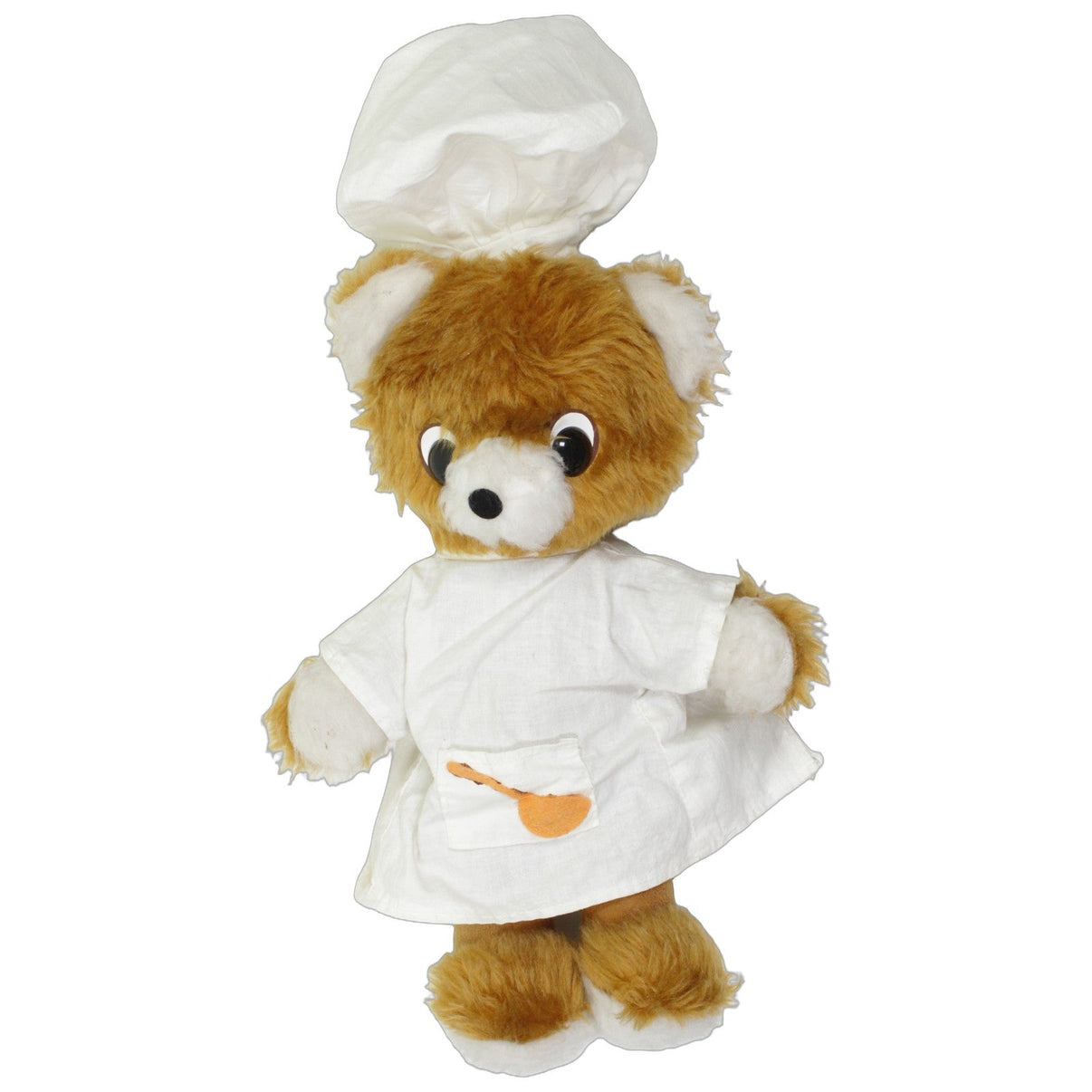 123000026812 Unbekannt Teddy mit Schürze & Kochmütze Kuscheltier Kumpel Leo 33cm Braun ebay-20-stofftiere