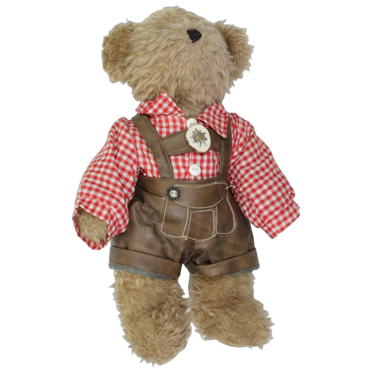 123000026821 Unbekannt Teddy in Tracht Kuscheltier Kumpel Leo 32cm Beige Braun
