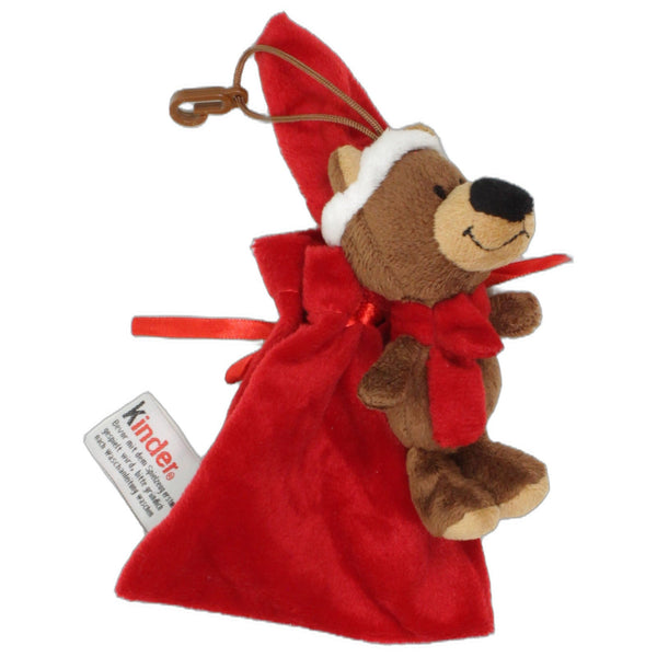 Bär mit Weihnachtsmütze & Sack zum Befüllen
