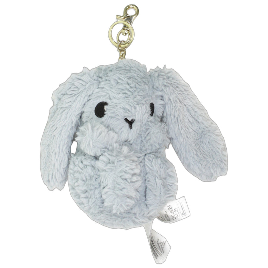 Süßer Zottel-Hase mit langen Ohren, blau-grau