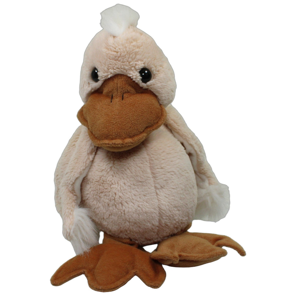 123000026877 Unbekannt Schöne große Ente, sitzend Kuscheltier Kumpel Leo 35cm Beige Braun