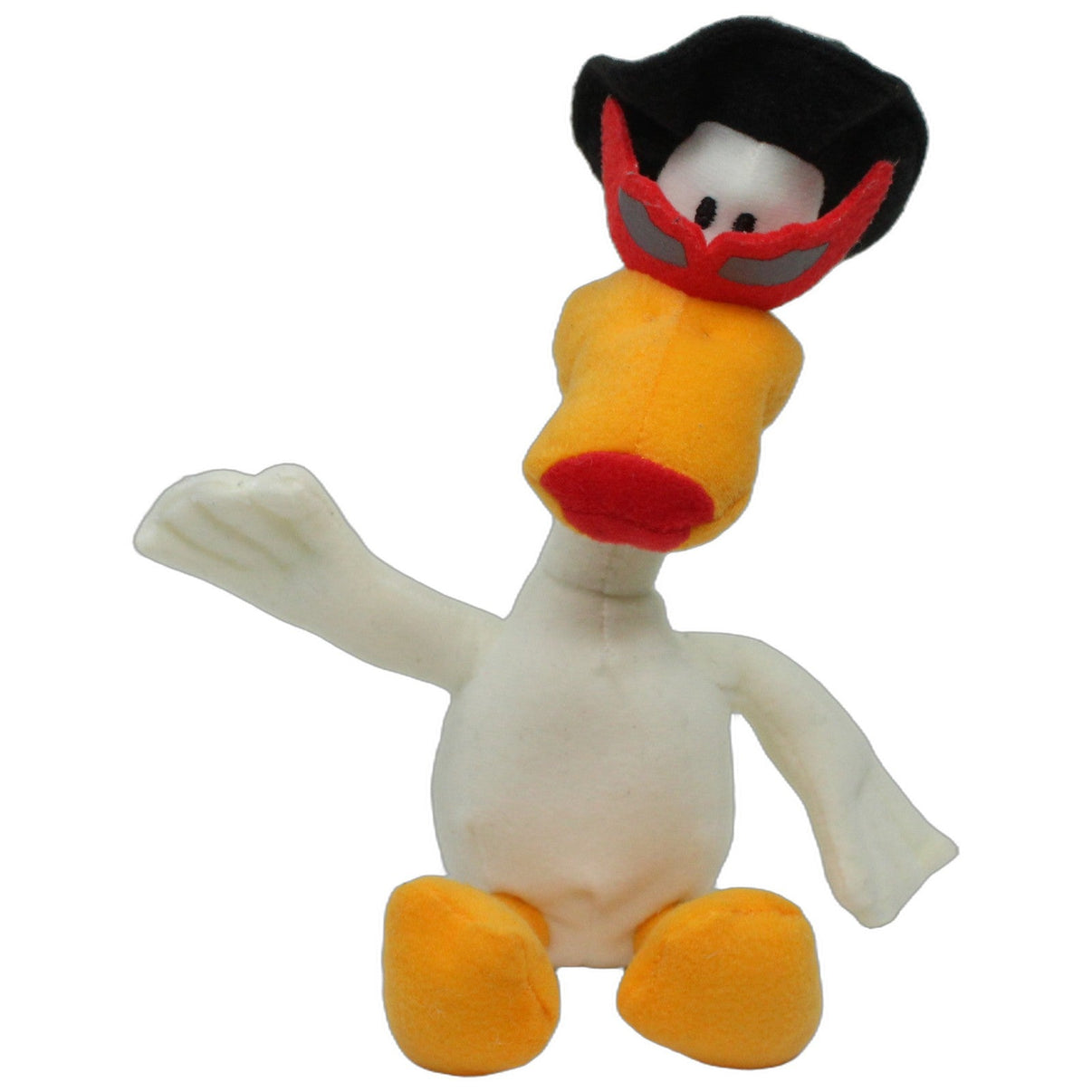 123000026891 McDonald's Happy Meal, Ente mit Sonnenbrille & Hut aus Sitting Duck Kuscheltier Kumpel Leo 15cm 2002 _Vintage_