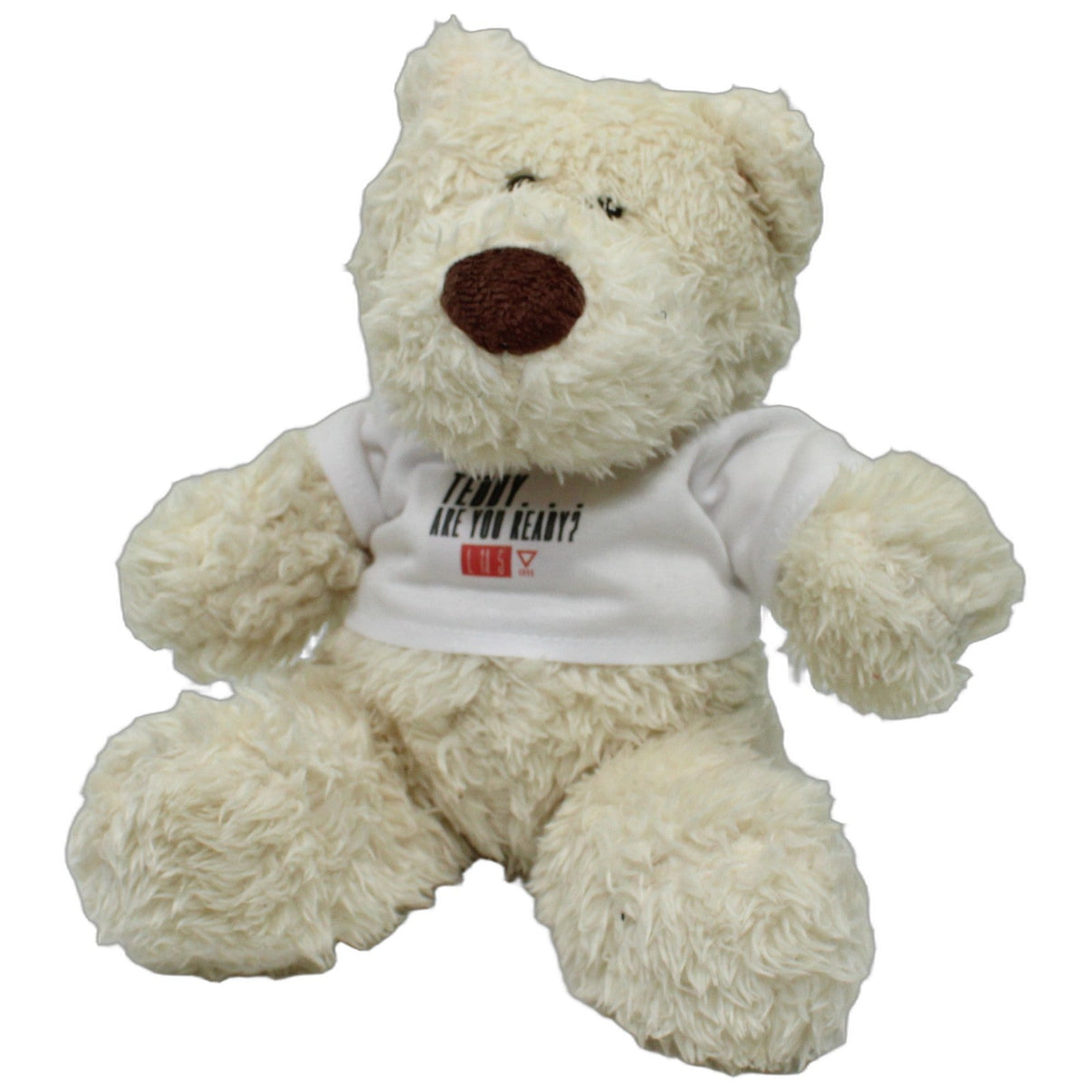 123000026912 mbw Vertriebsges. mbH Bär mit Shirt "Teddy are you ready?" Kuscheltier Kumpel Leo 22cm Bär ebay-stofftiere