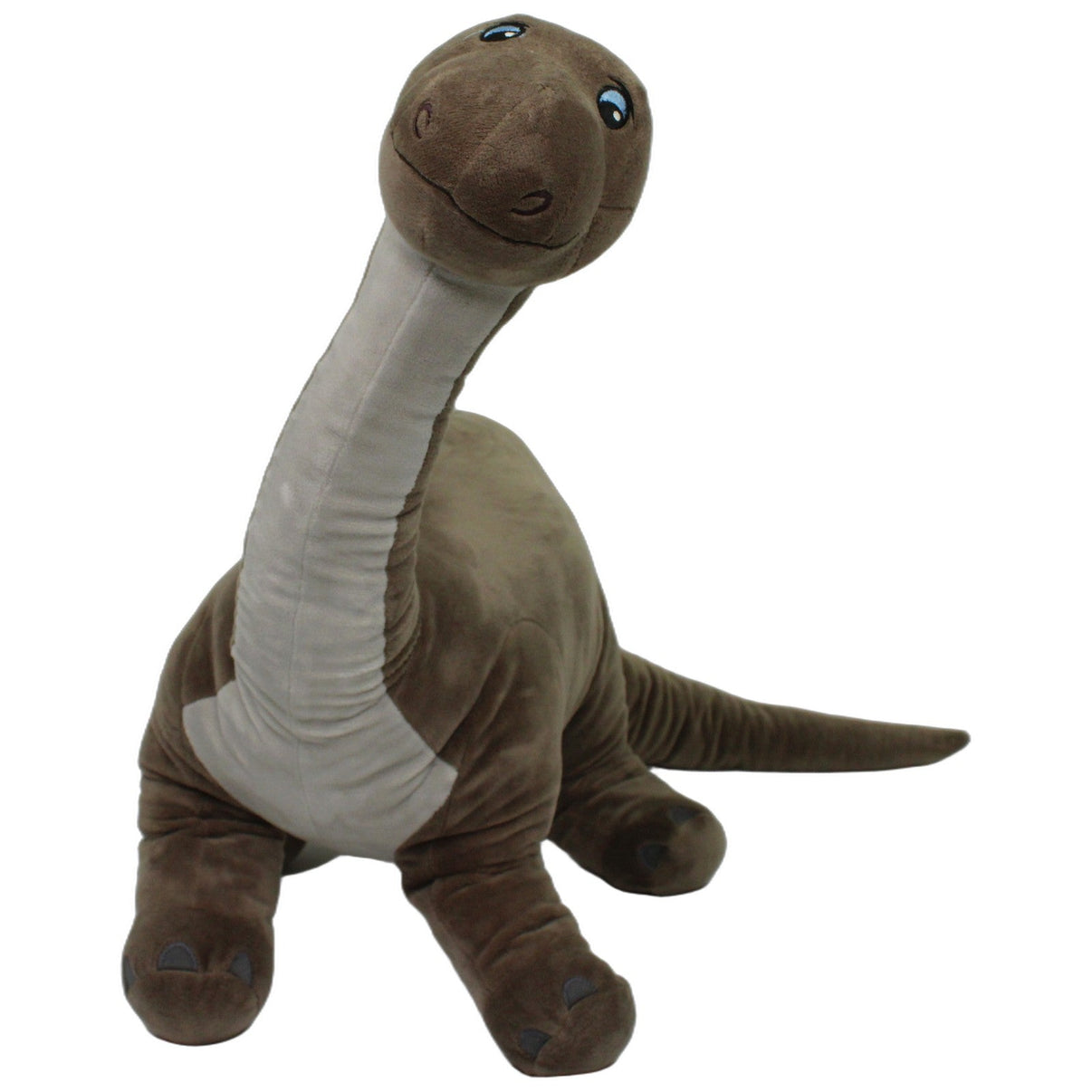 123000026932 IKEA XXXL Brontosaurus, JÄTTELIK Kuscheltier Kumpel Leo 90cm Beige Braun