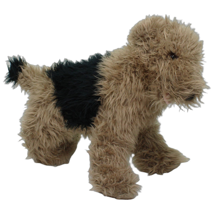 Schöner zotteliger XL Hund, stehend
