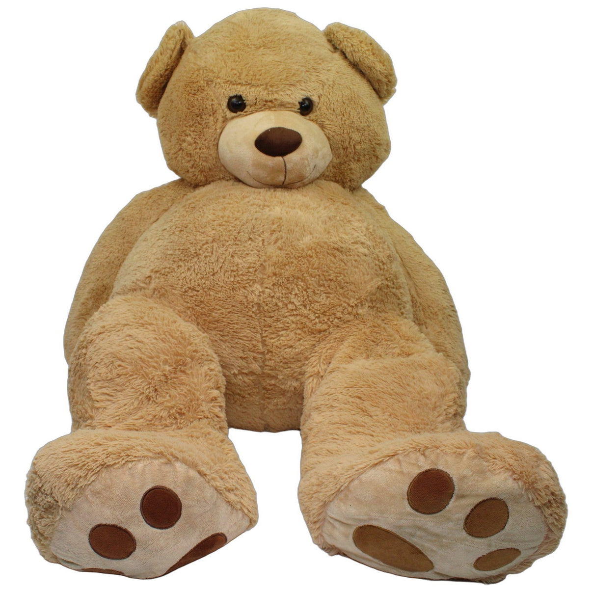 123000027001 TEDI Kuschel-Freunde, Riesiger Teddybär Kuscheltier Kumpel Leo 130cm Beige Braun
