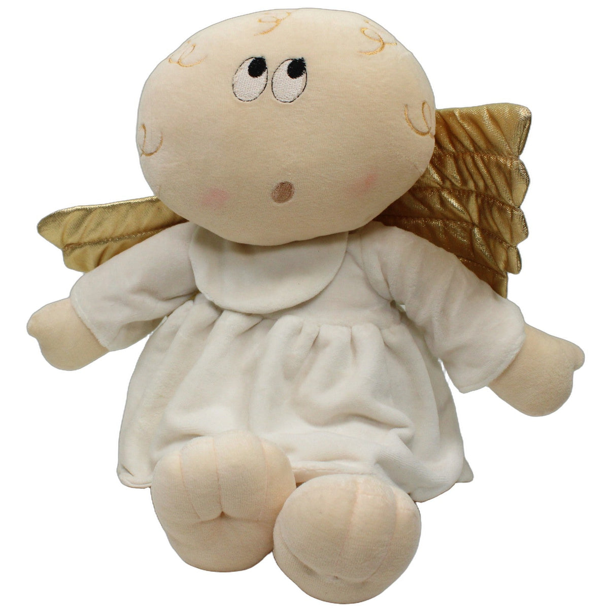 123000027035 Russ Berrie Angel Cheeks, süßer Schutzengel mit goldenen Flügeln Kuscheltier Kumpel Leo 40cm Beige ebay-20-stofftiere