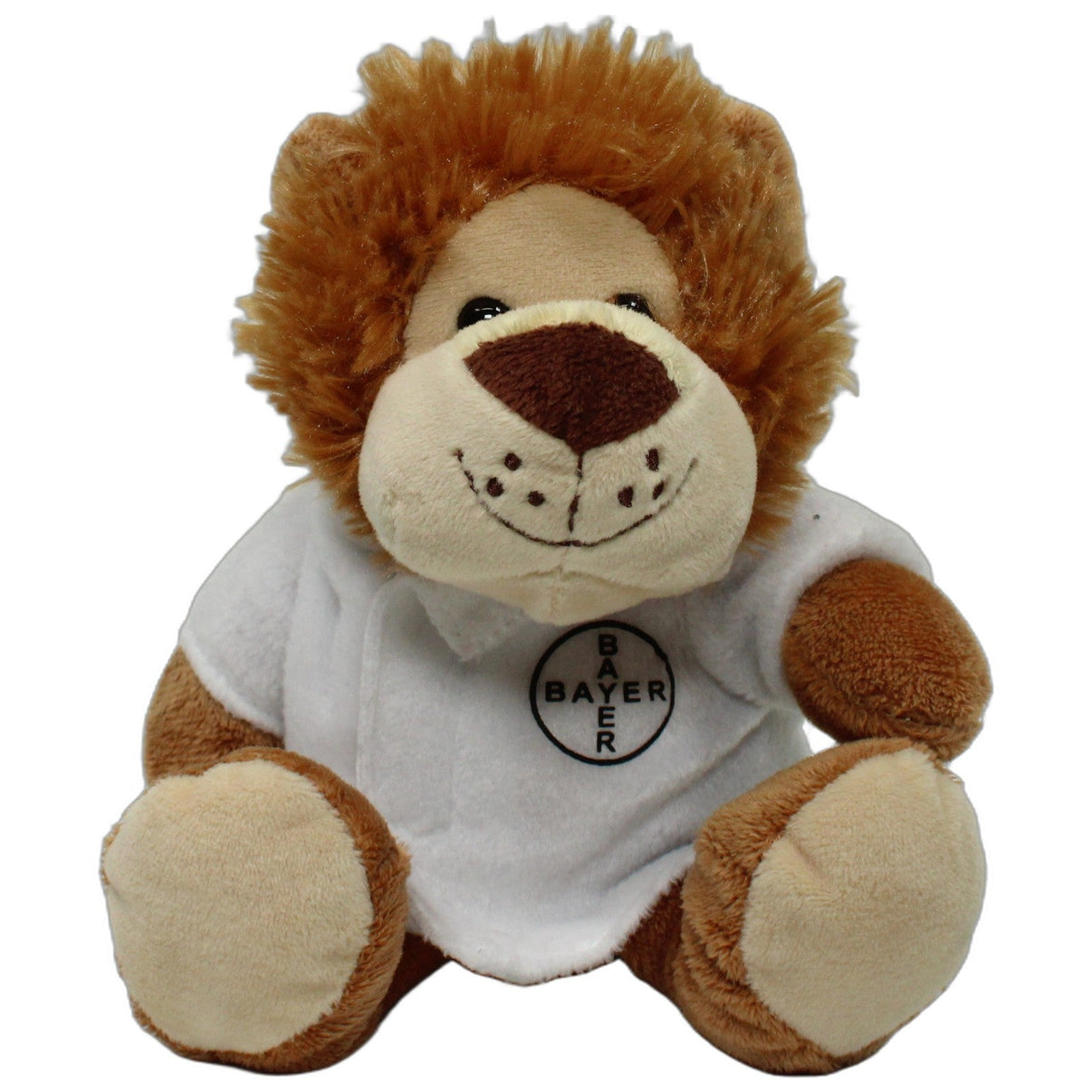 123000027091 Bayer AG Süßer Löwe in Laborkittel Kuscheltier Kumpel Leo 20cm Beige Braun