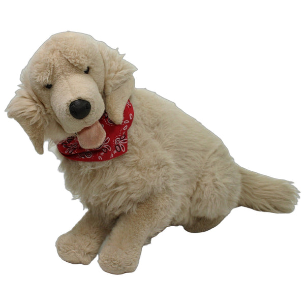 Schöner XXL Golden Retriever mit Halstuch, sitzend