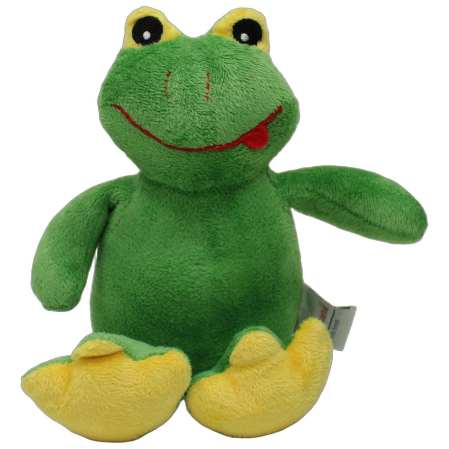 Süßer Frosch mit gelben Füßen