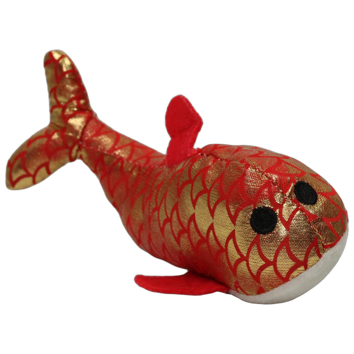 123000027132 Unbekannt Süßer Wal, rot-gold Kuscheltier Kumpel Leo 17cm ebay-stofftiere Fisch