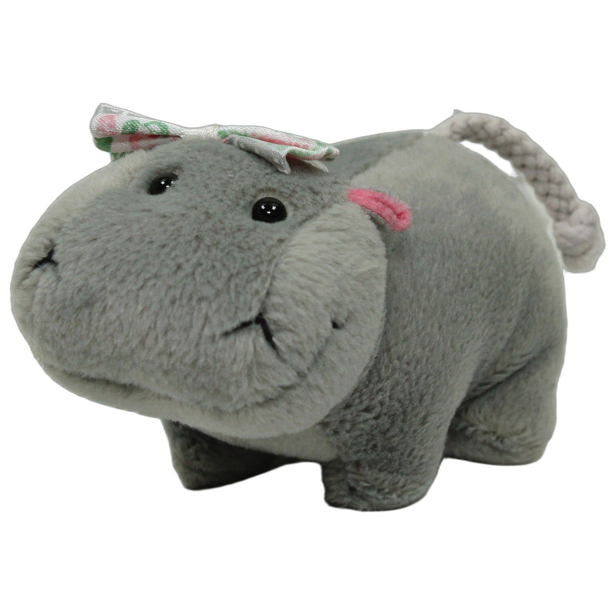 123000027142 Unbekannt Süßes Nilpferd mit Schleife, klein Kuscheltier Kumpel Leo 13cm ebay-stofftiere Gebraucht