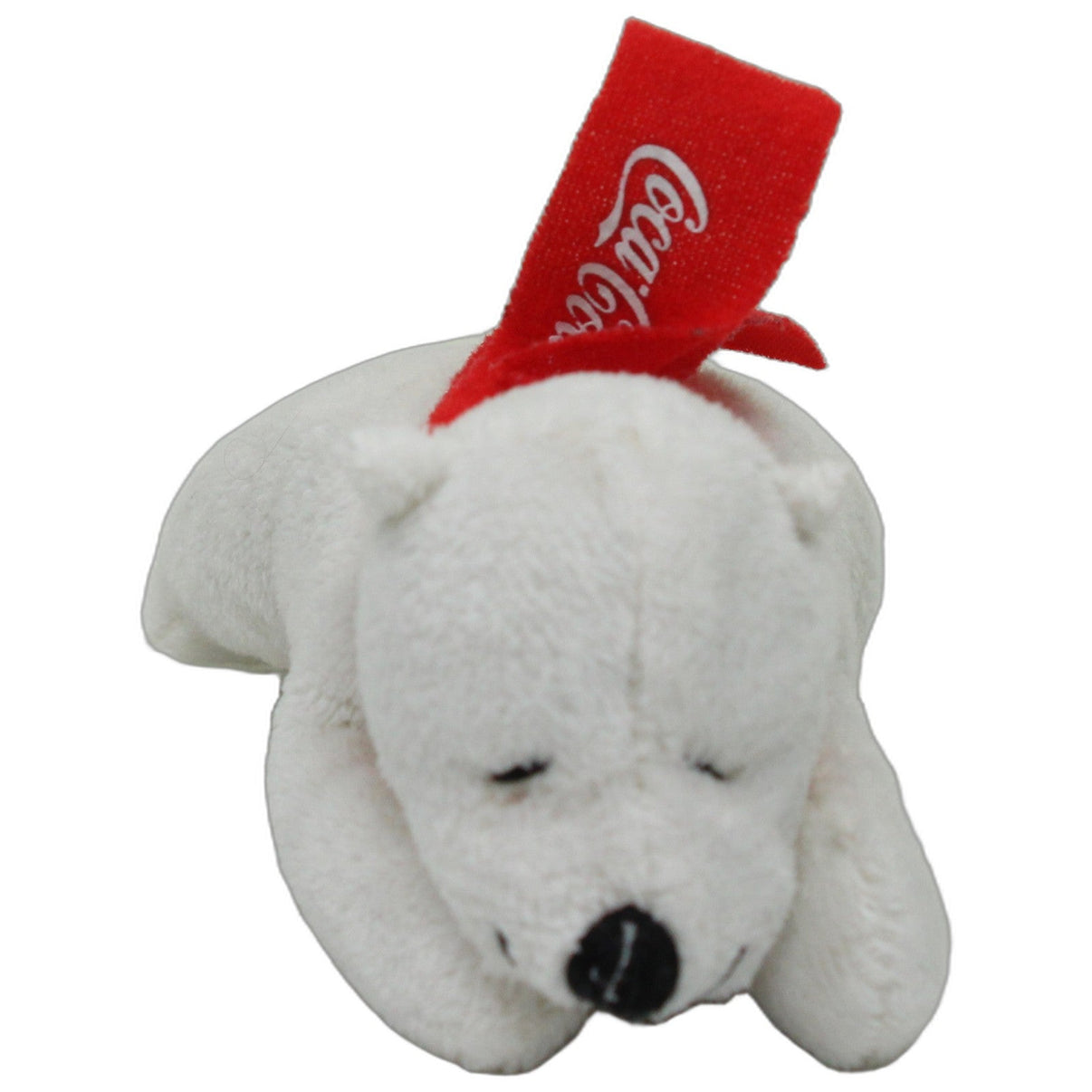 123000027152 Unbekannt Schlafender Coca Cola Eisbär. klein Kuscheltier Kumpel Leo 15cm ebay-stofftiere Eisbär