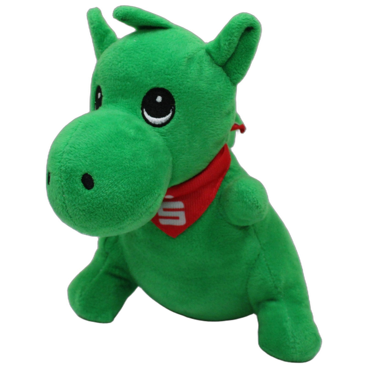 123000027153 Dieter Kehl Werbeartikel Grüner Drache mit Sprakassen-Halstuch Kuscheltier Kumpel Leo 20cm Drache ebay-stofftiere