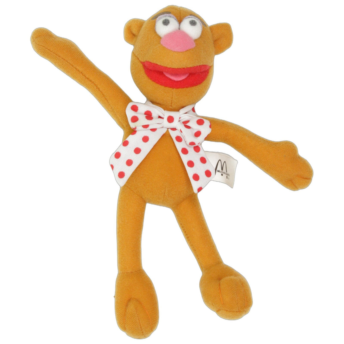 123000027207 McDonald's Happy Meal: Muppets, Fozzie Bär Kuscheltier Kumpel Leo 19cm 2002 _Vintage_