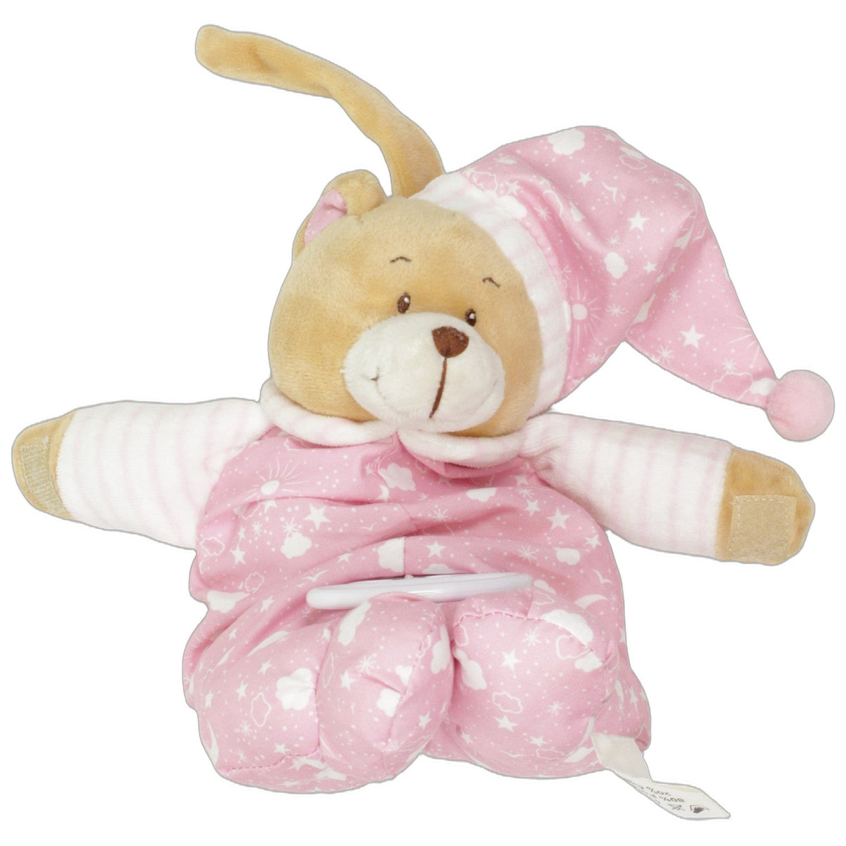 123000027210 Small foot Süßer Bär mit Wolkenmuster, rosa Spieluhr Kumpel Leo 35cm Beige Bär