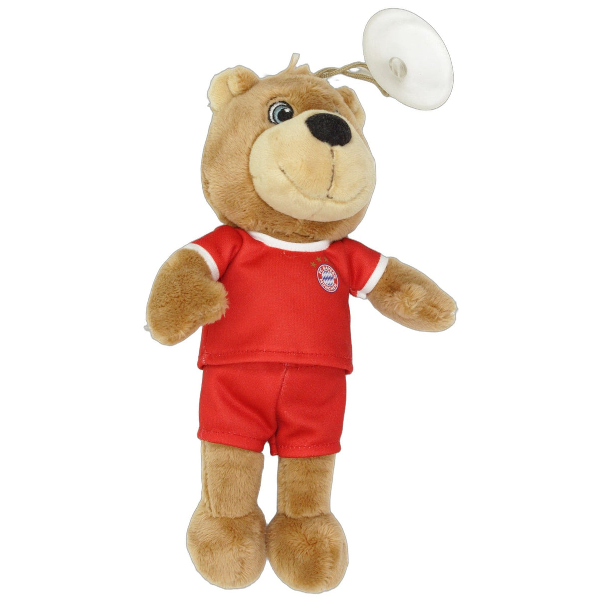 123000027234 NICI FC Bayern München, Berni mit Trikot & Saugnapf Kuscheltier Kumpel Leo 22cm Beige Bär