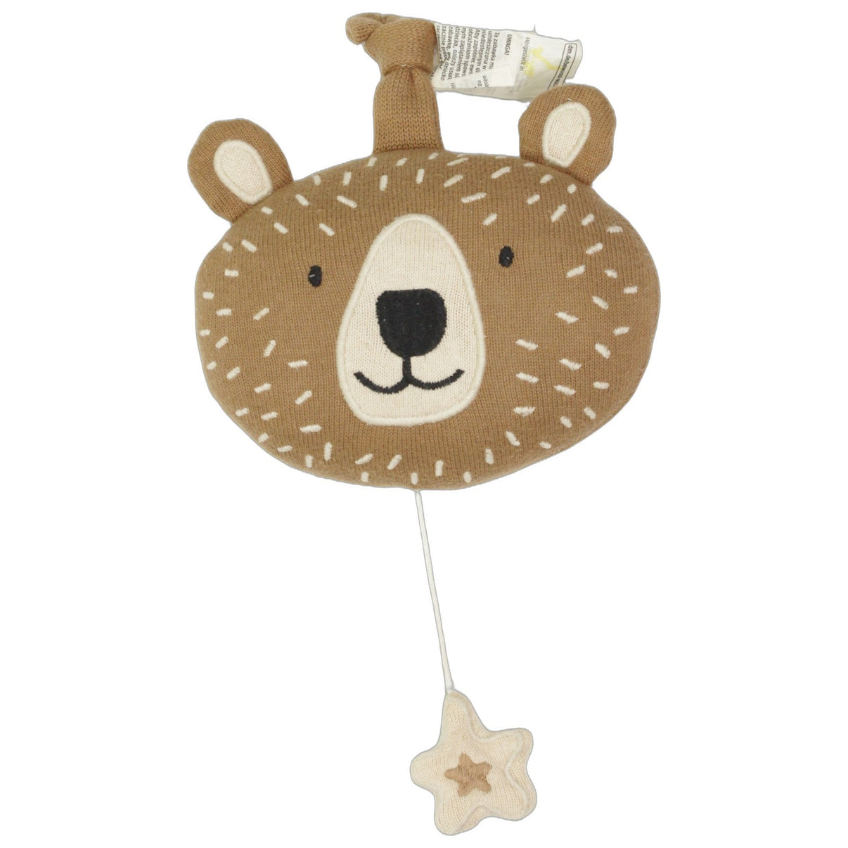123000027237 ALANA Süßer Bär mit Sternenschnur Spieluhr Kumpel Leo 15cm Beige Braun