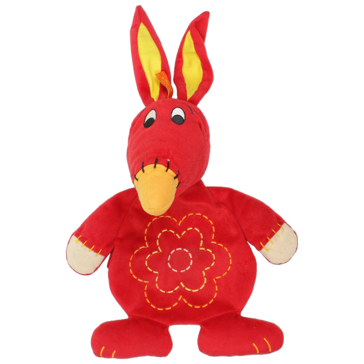 123000027242 Fashy Rotes Känguru mit Blume Wärmflaschenbezug Kumpel Leo 40cm ebay-20-stofftiere Gebraucht