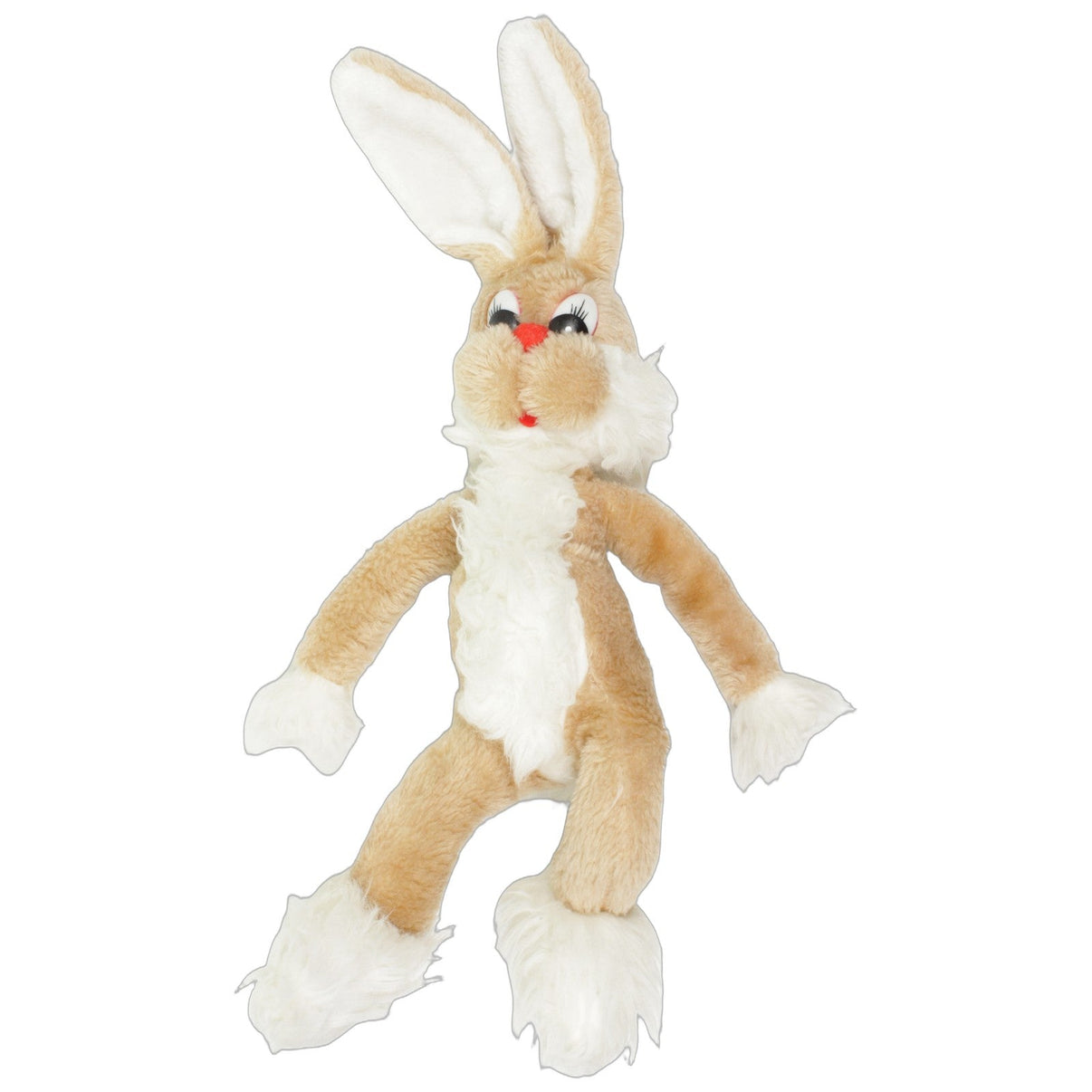 123000027264 Unbekannt Schlenker Hase mit langen Ohren, groß Kuscheltier Kumpel Leo 37cm Beige ebay-stofftiere