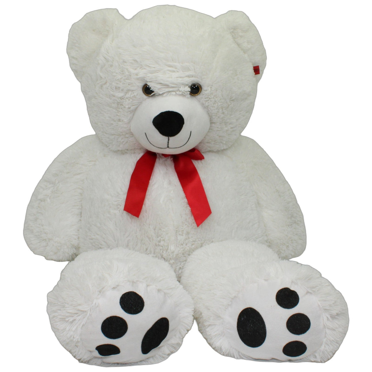 123000027276 Monzana XXXL Teddybär mit Schleife, weiß Kuscheltier Kumpel Leo 88cm ebay-20-stofftiere Gebraucht