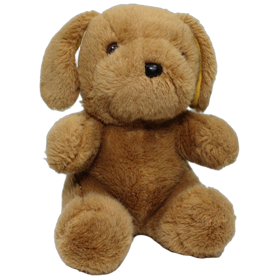Brauner Hund mit gelben Schlappohren