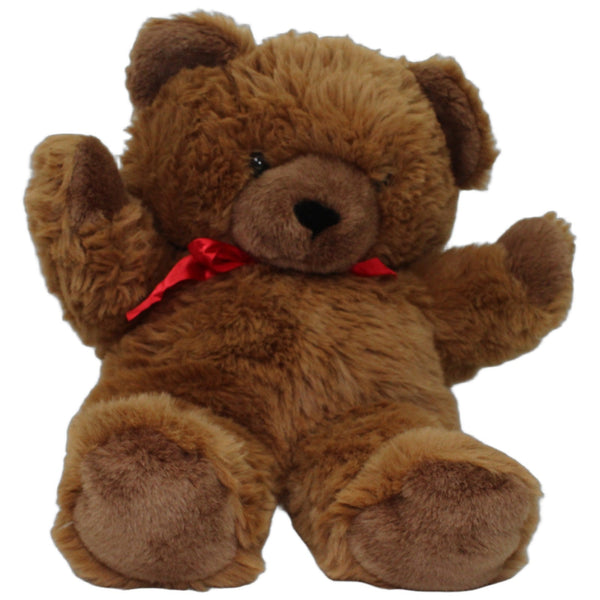 XXL brauner Teddybär mit roter Schleife