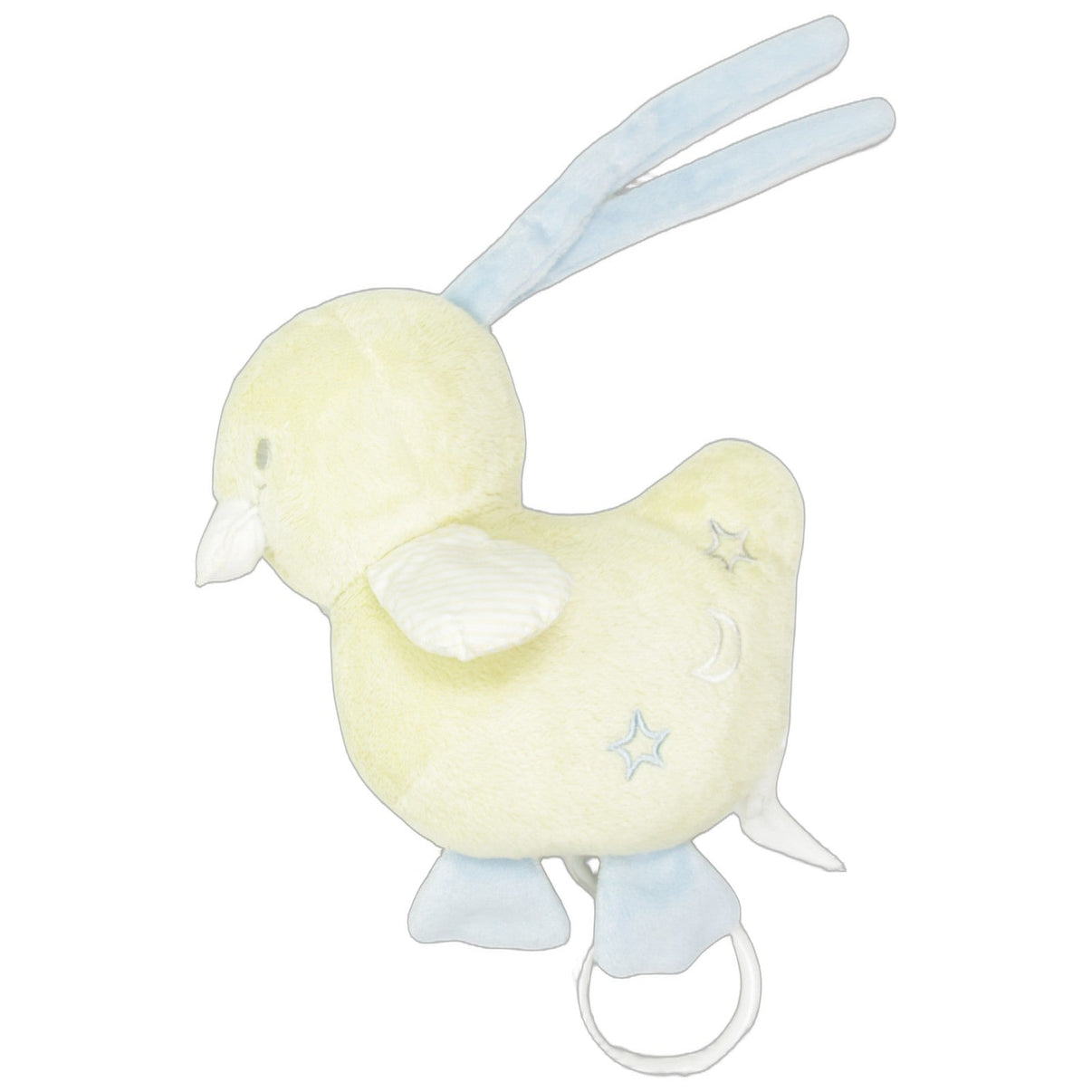123000027302 TCM Gelbe Ente mit Mond & Sternen Spieluhr Kumpel Leo 22cm Baby & Kleinkind Blau