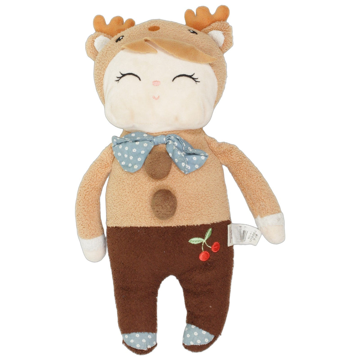 123000027376 metoo Metoo, Kind als Rentier Plüschfigur Kumpel Leo 33cm Beige Blau