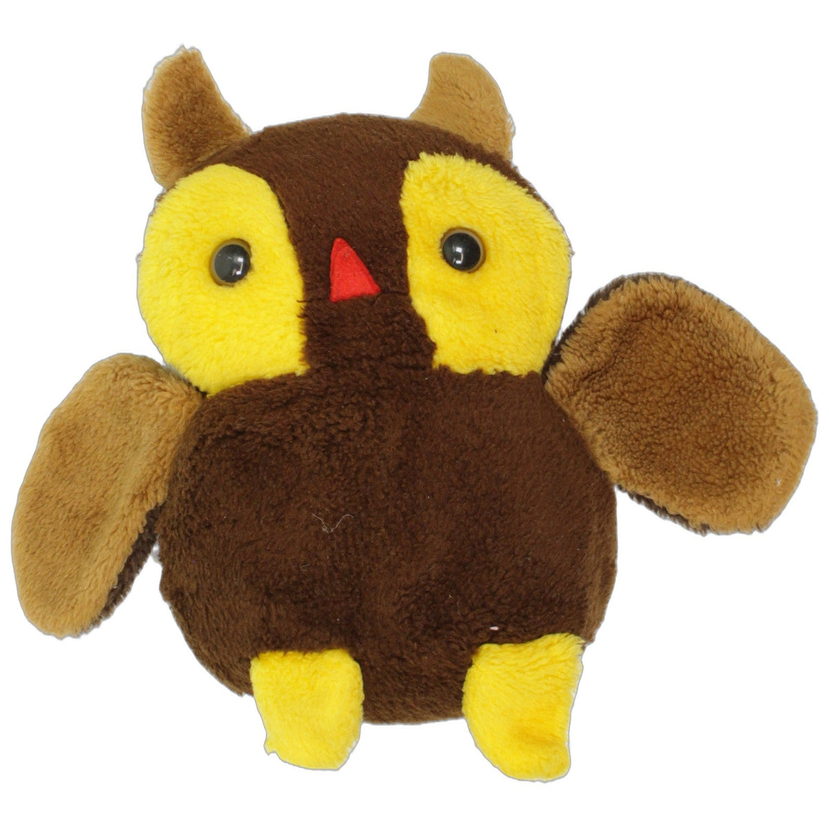 123000027411 Unbekannt Eule mit gelben Augen Kuscheltier Kumpel Leo 25cm _Wieder Da_ Braun