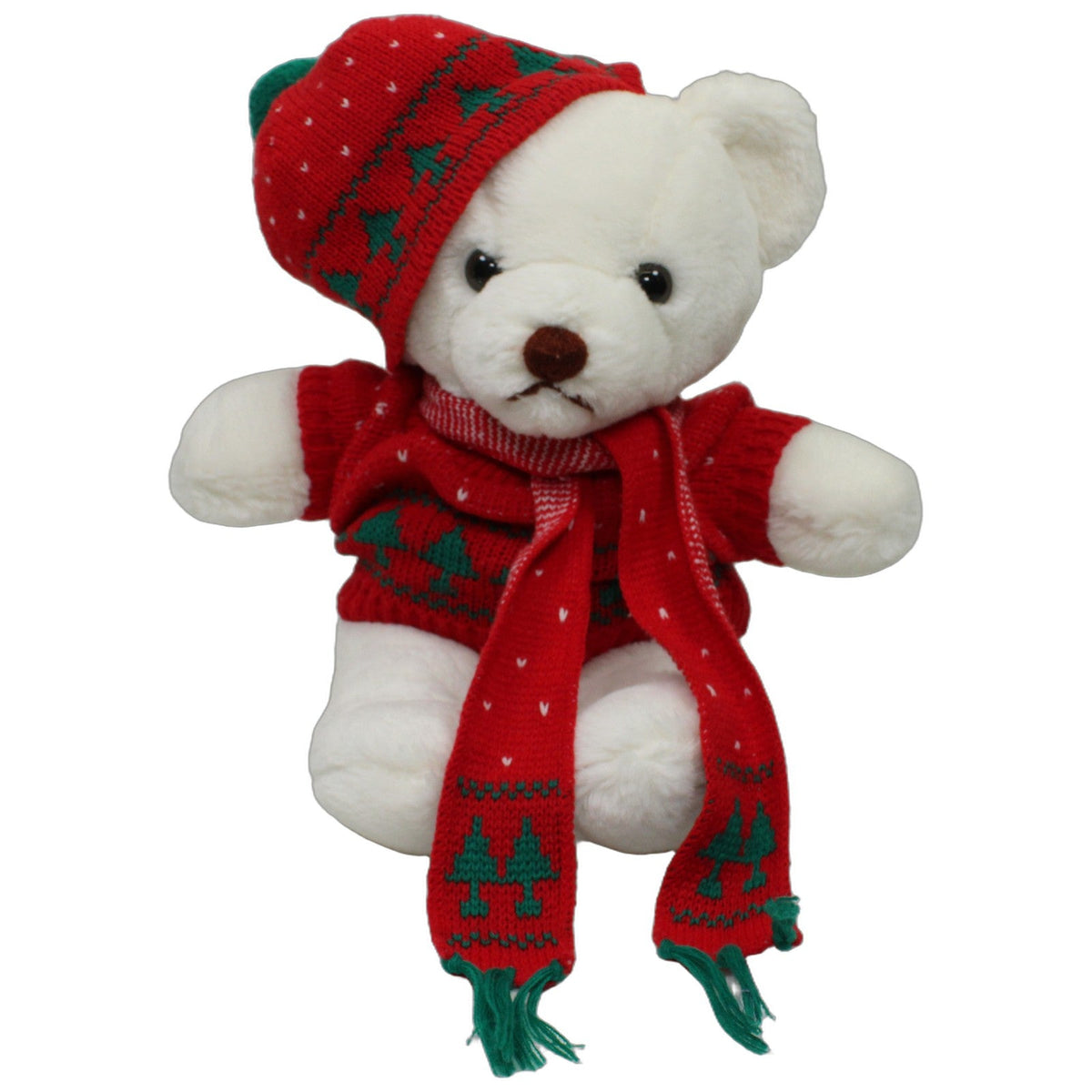 123000027484 Heunec Handmade, Eisbär mit Weihnachtsmütze, Pulli & Schal Kuscheltier Kumpel Leo 35cm _Wieder Da_ ebay-20-stofftiere