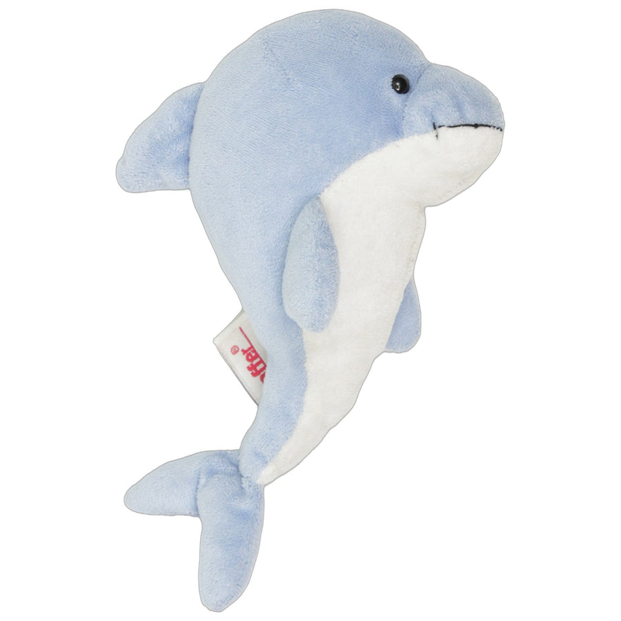 Hellblauer Delfin mit weißem Bauch